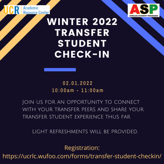 Transfer Student Check In
